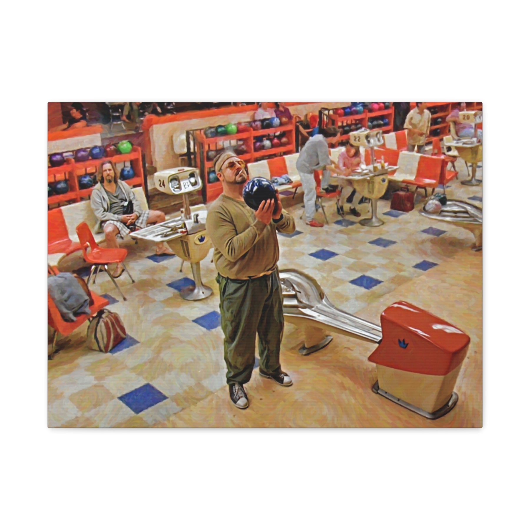 Lebowski Walter Bowling Canvas