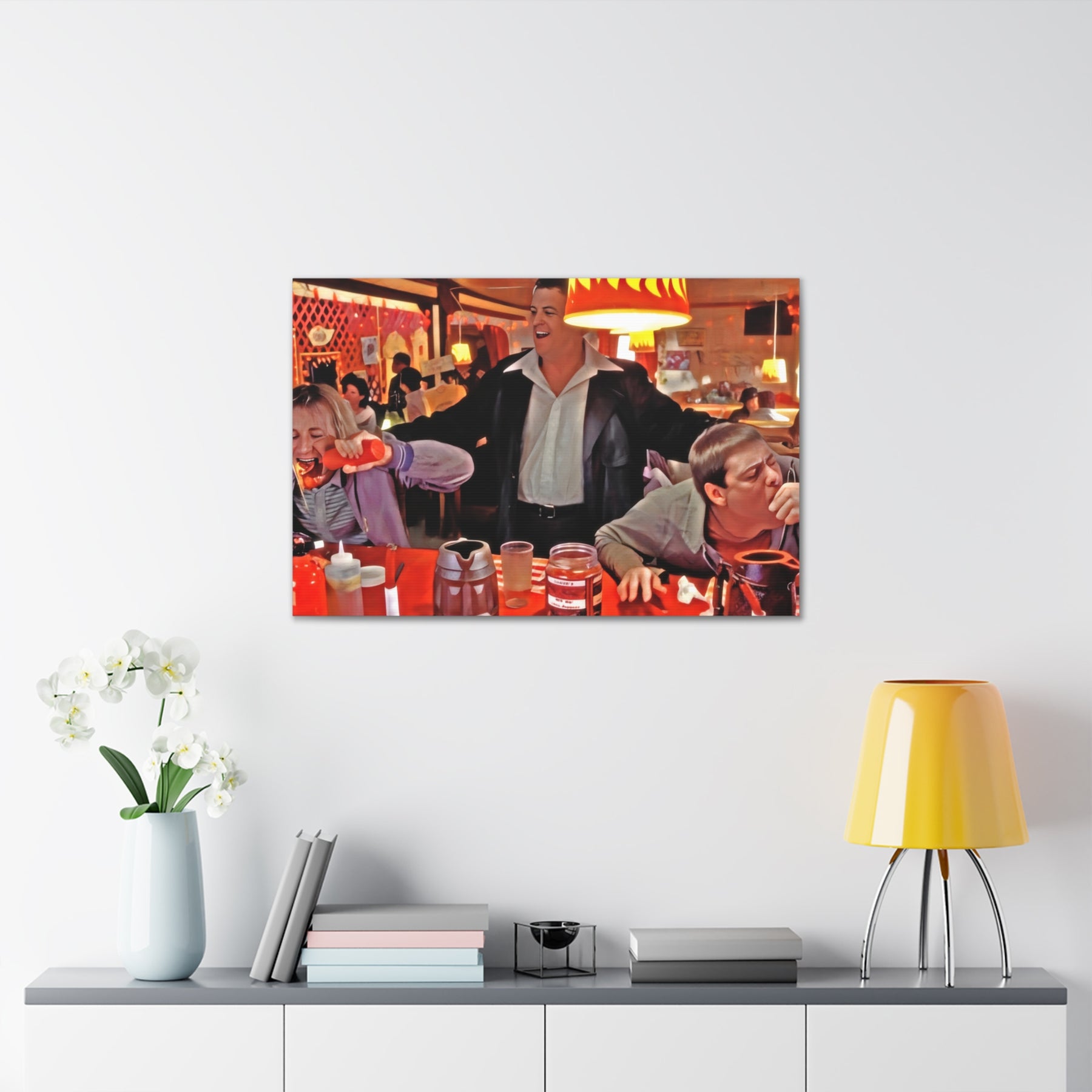 Dumb and Dumber Diablo Peppers Canvas