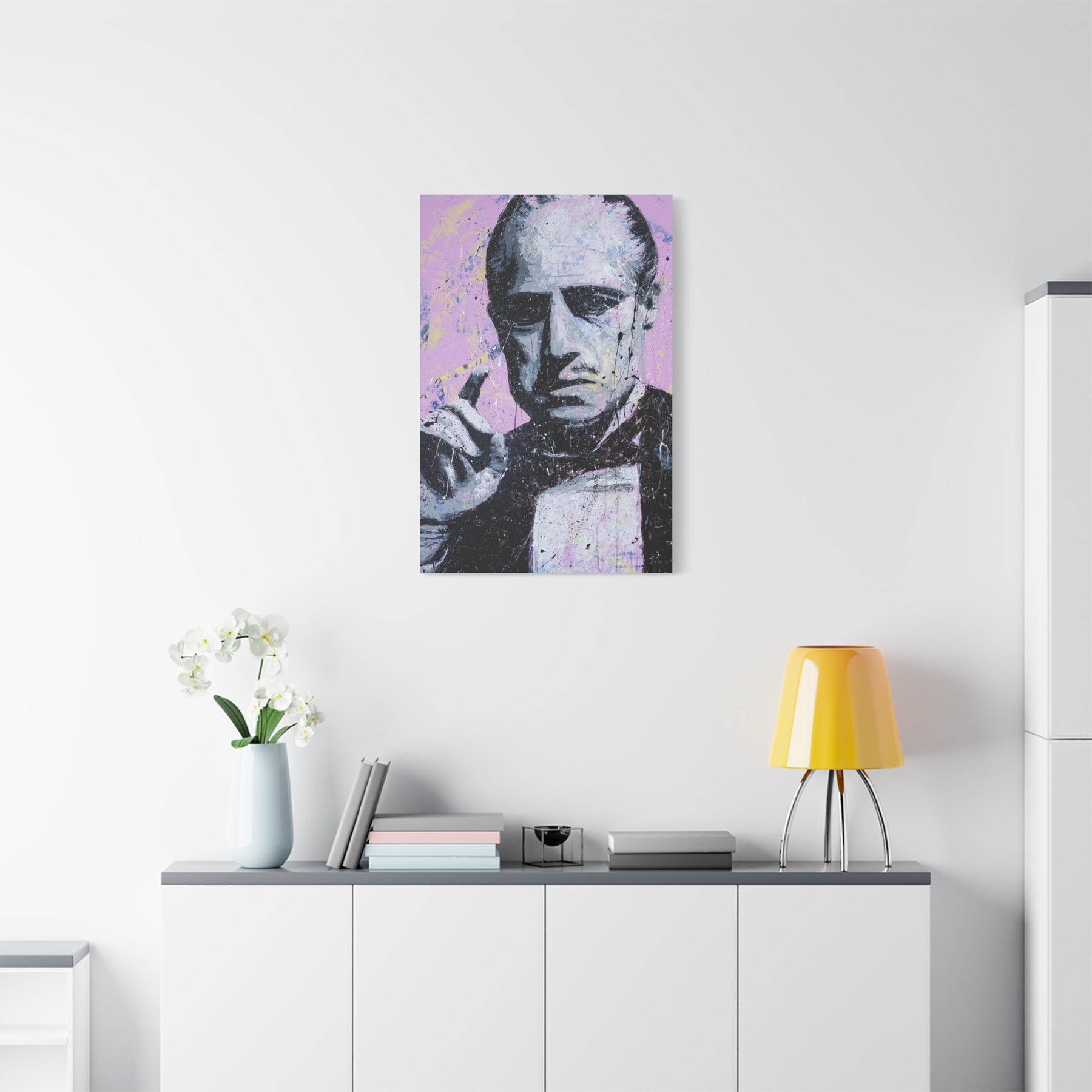 Godfather Splatter Canvas