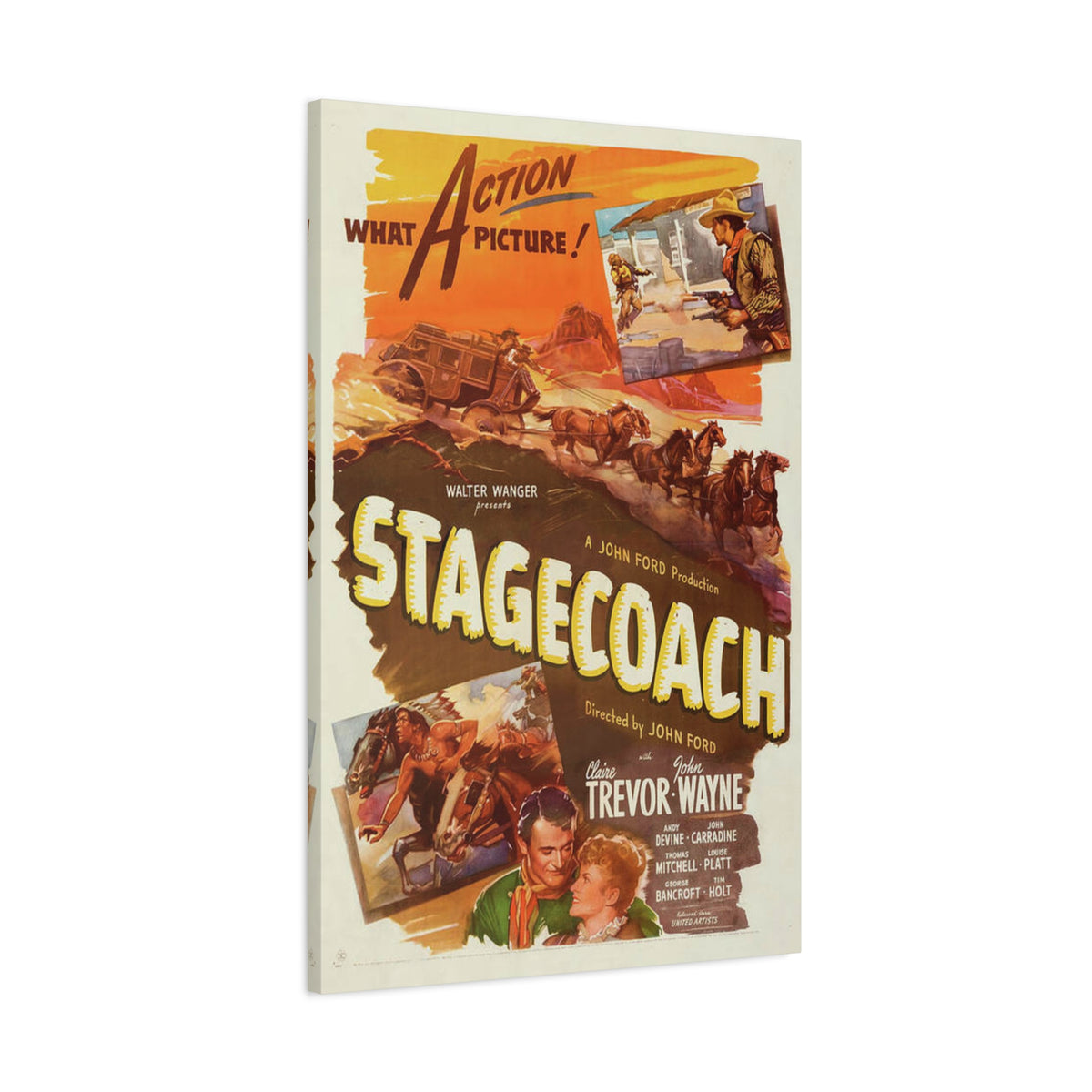 Stage Coach Canvas