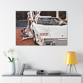 Wolf Of Wall St. Lemmons & Lambos Canvas