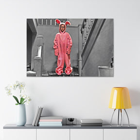 A Christmas Story Pink Nightmare Canvas