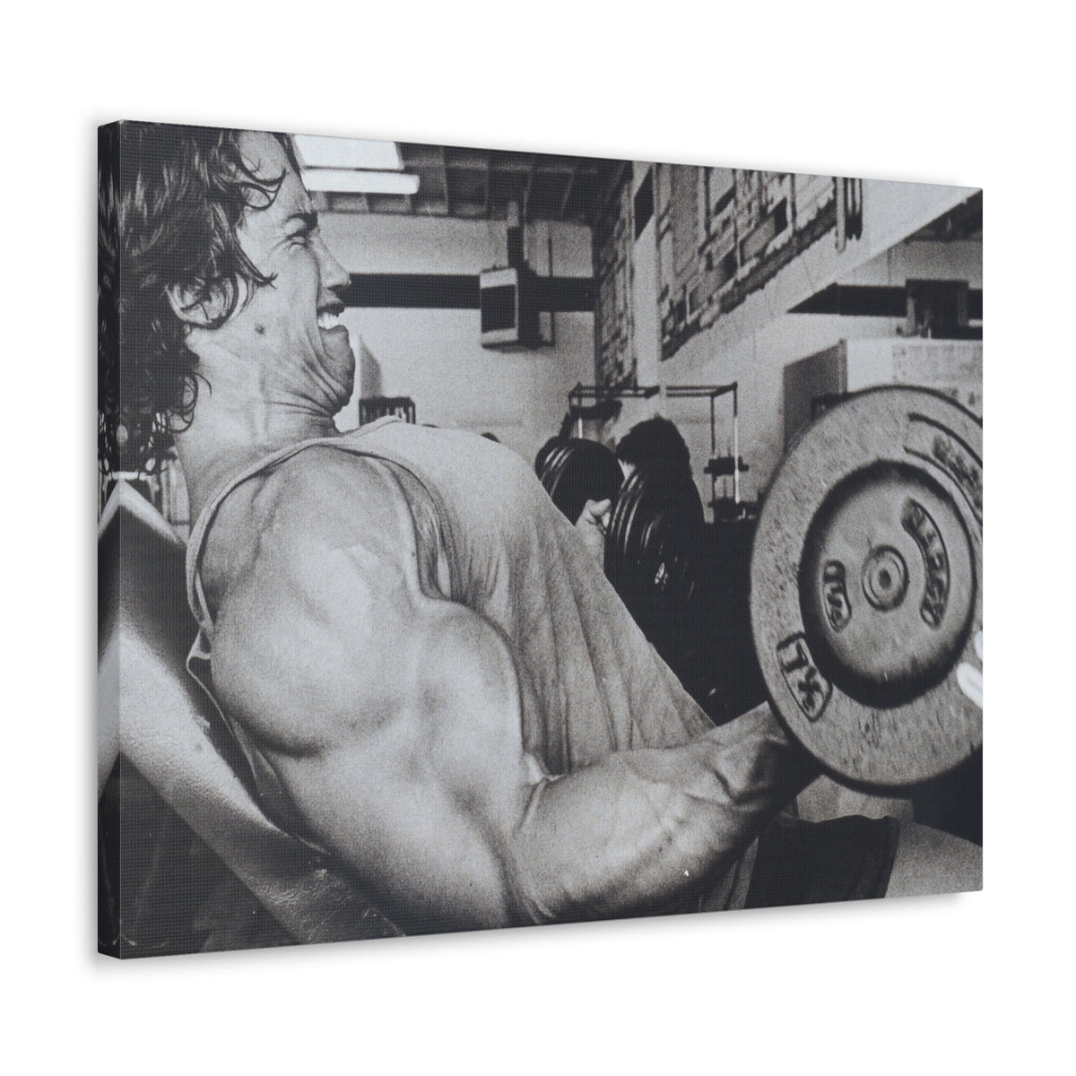 Pumping Iron Canvas