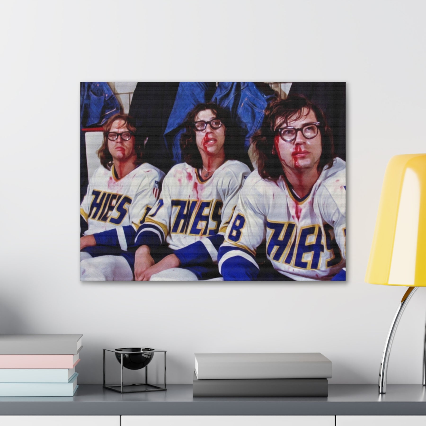 Slapshot The Hanson Brothers Canvas