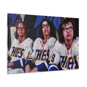 Slapshot The Hanson Brothers Canvas