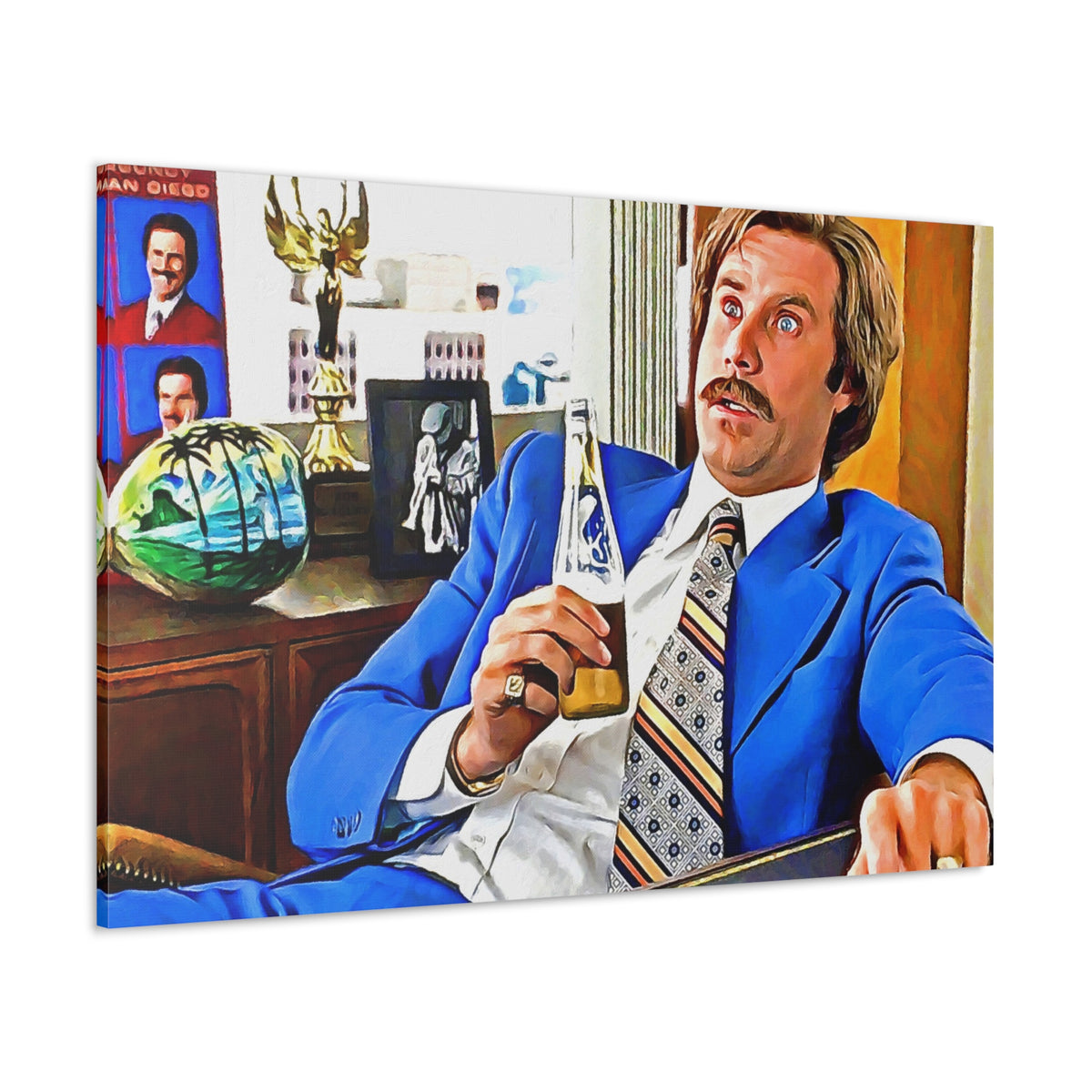 Anchorman Escalated Quickly Canvas