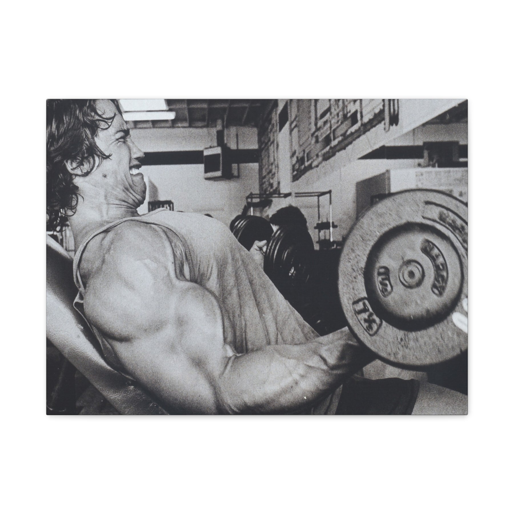 Pumping Iron Canvas