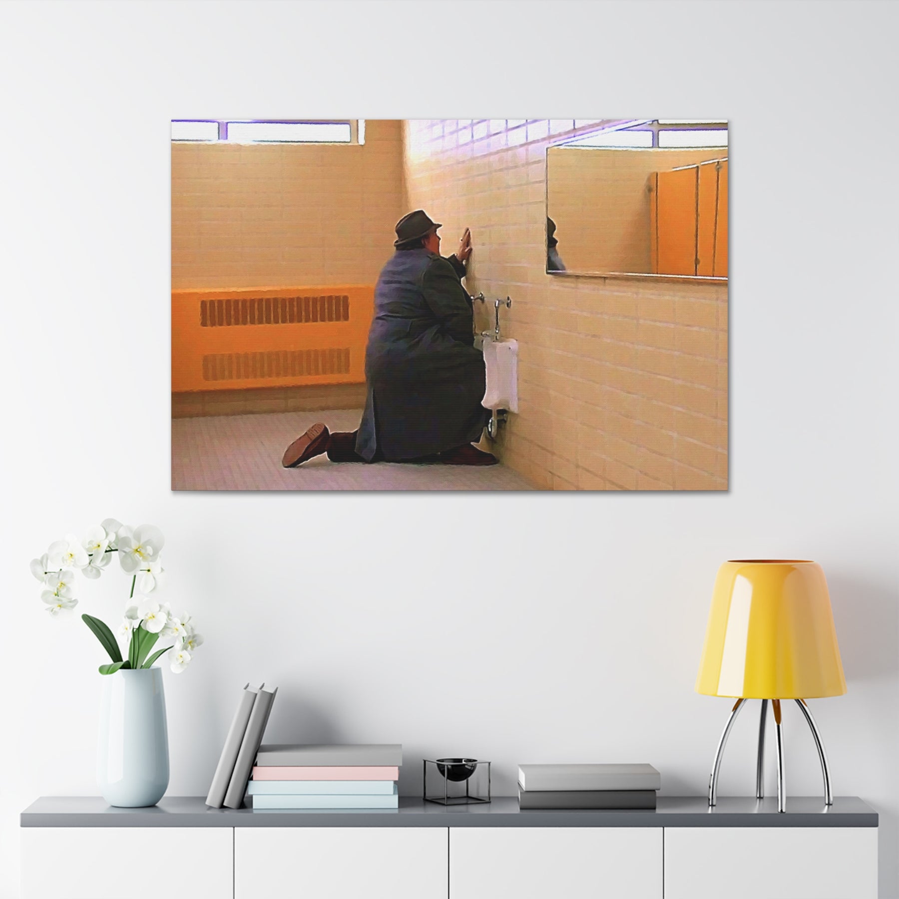 Uncle Buck Bathroom Canvas