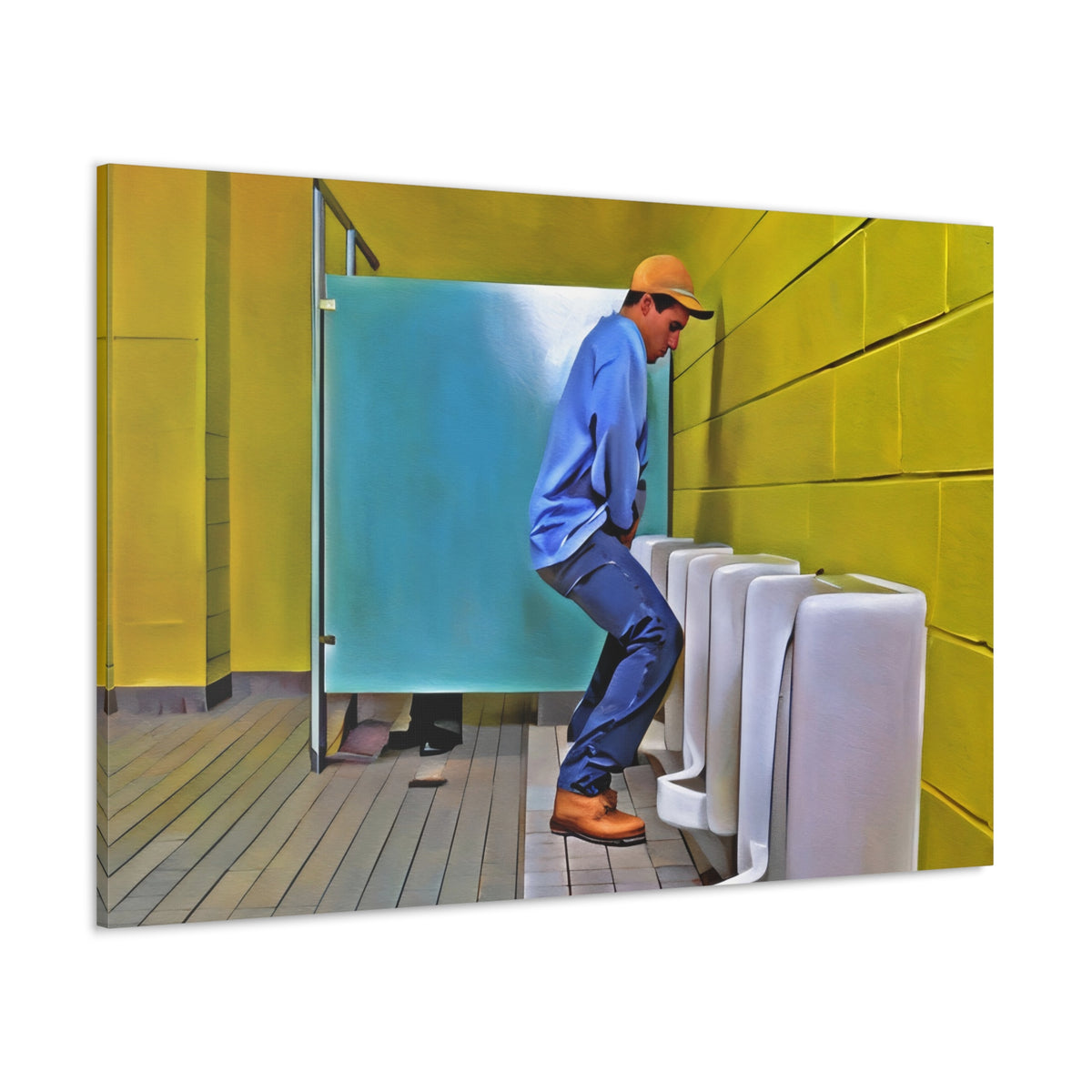 Urinal Surprise Canvas