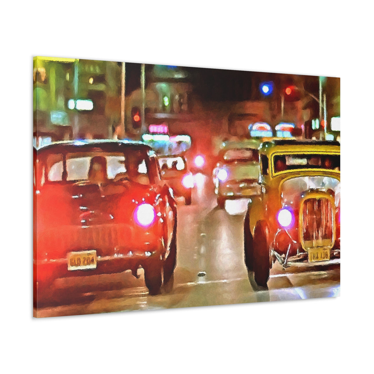 American Graffiti Downtown Canvas