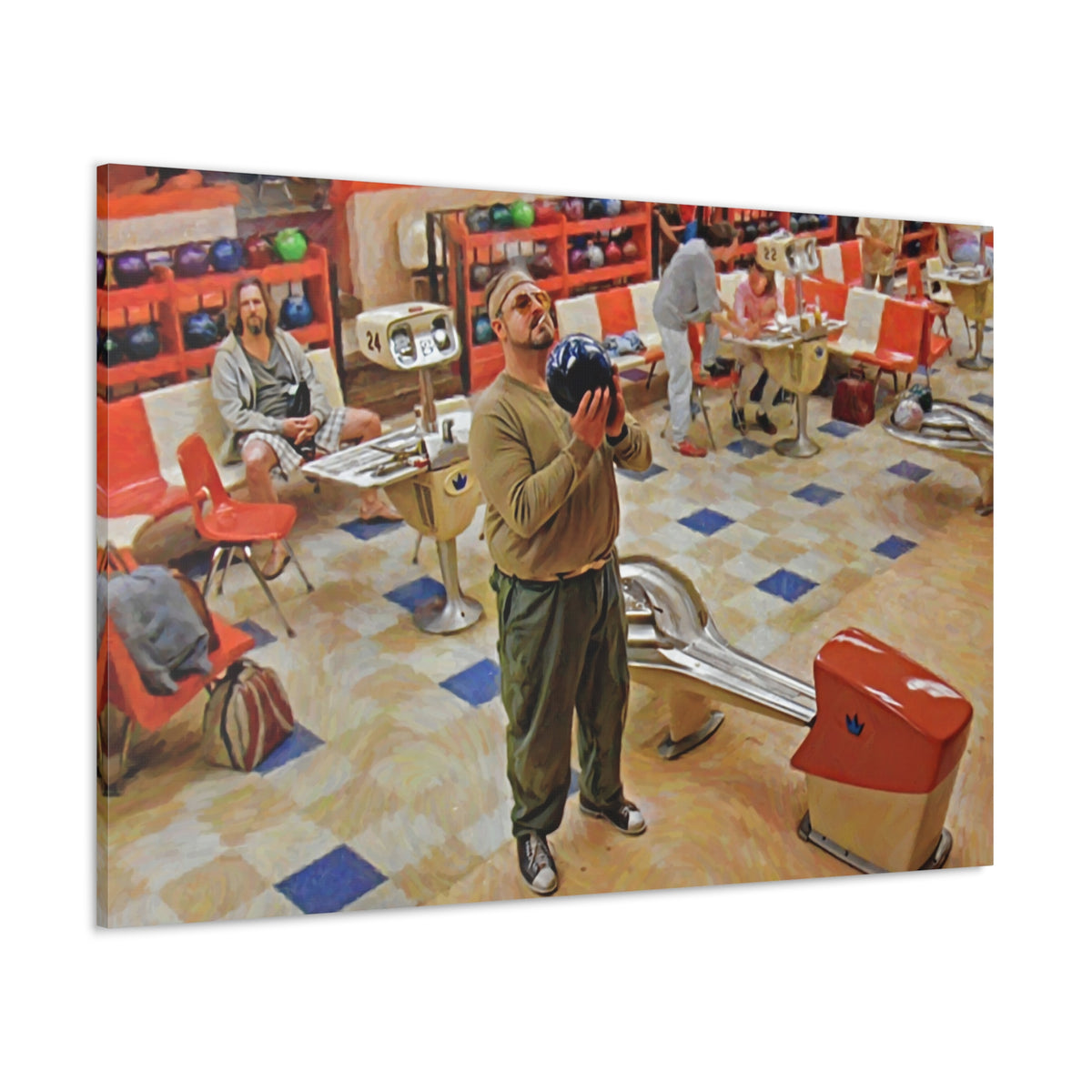 Lebowski Walter Bowling Canvas