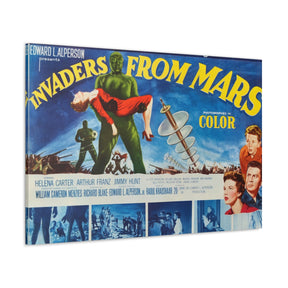 Invaders From Mars Canvas