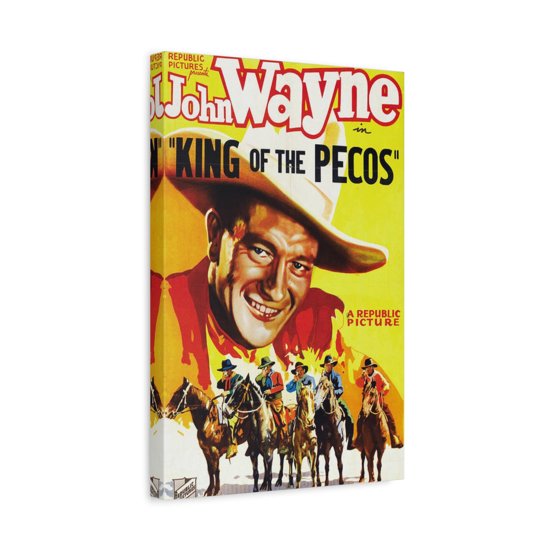 King Of The Pecos Canvas