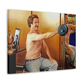 Anchorman Gun Show Canvas