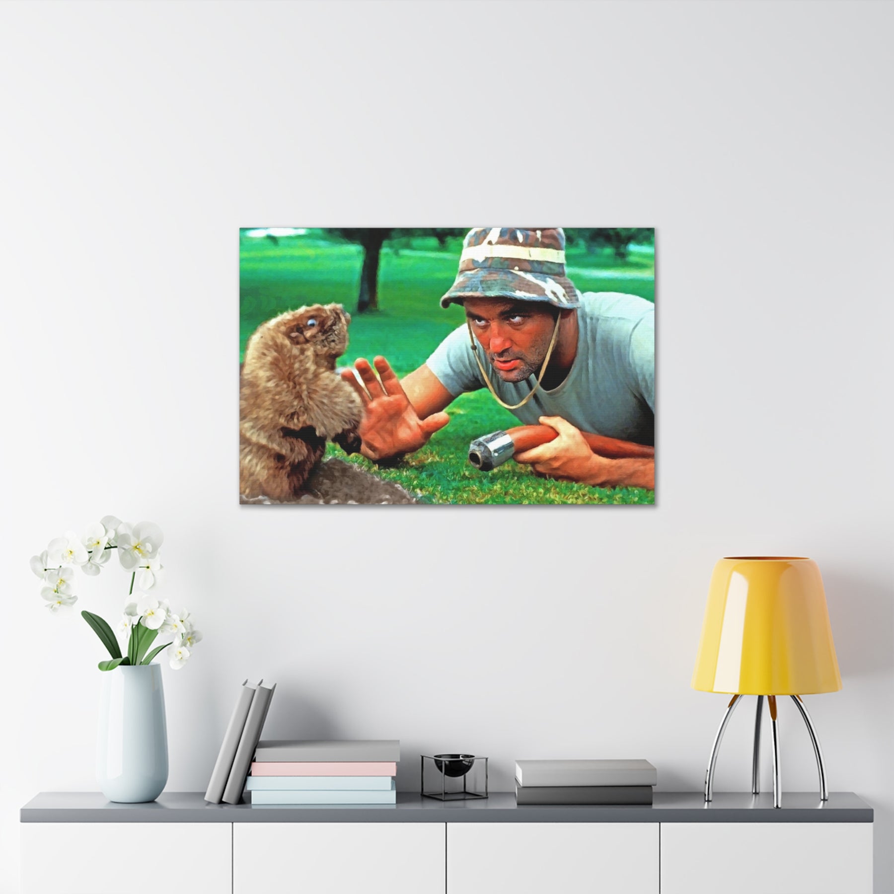 Caddyshack Carl Vs Gopher Canvas