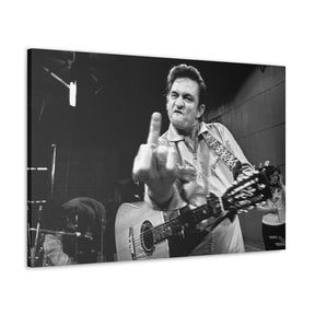 Johnny Cash FU Canvas