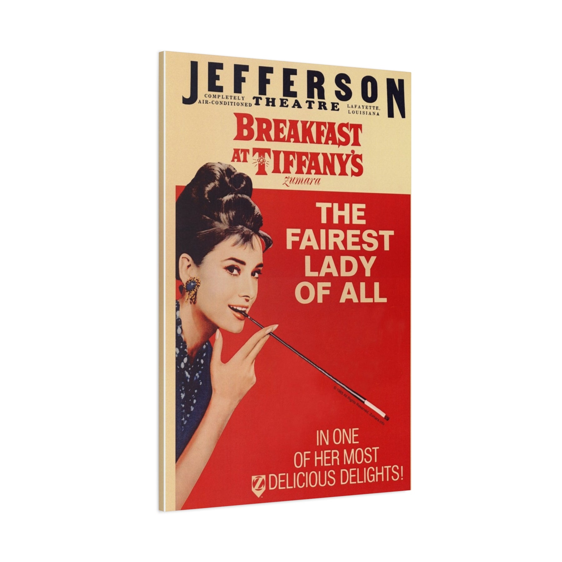 Breakfast At Tiffany's Canvas