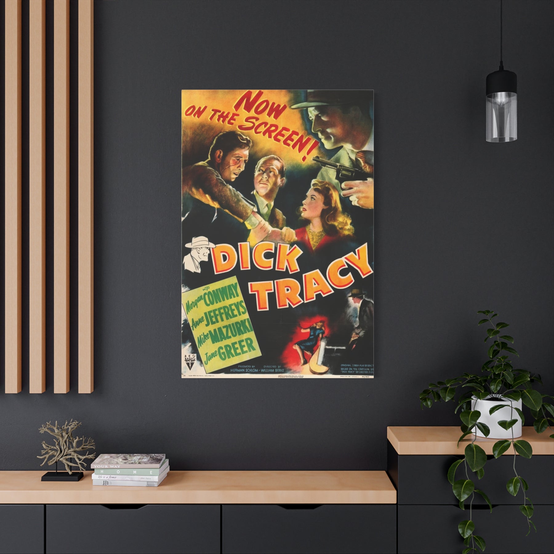 Dick Tracy 1945 Canvas