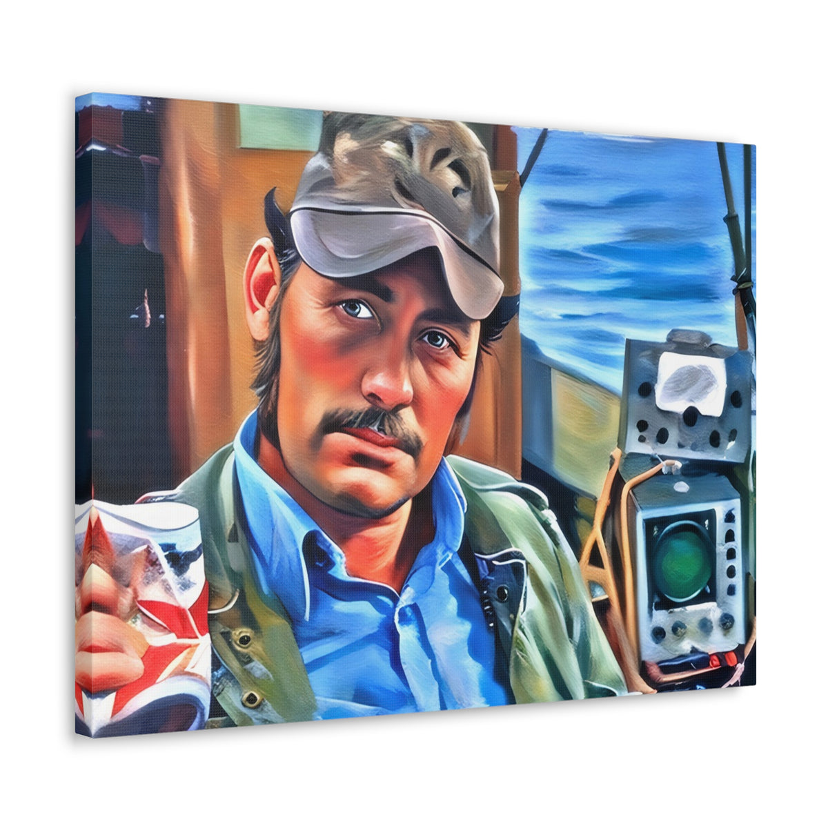 JAWS Crush It Like Quint Canvas