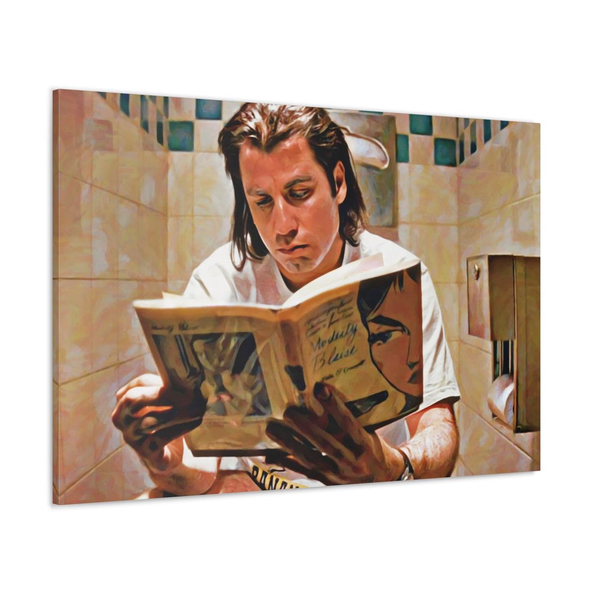 Pulp Fiction To Be Continued Canvas