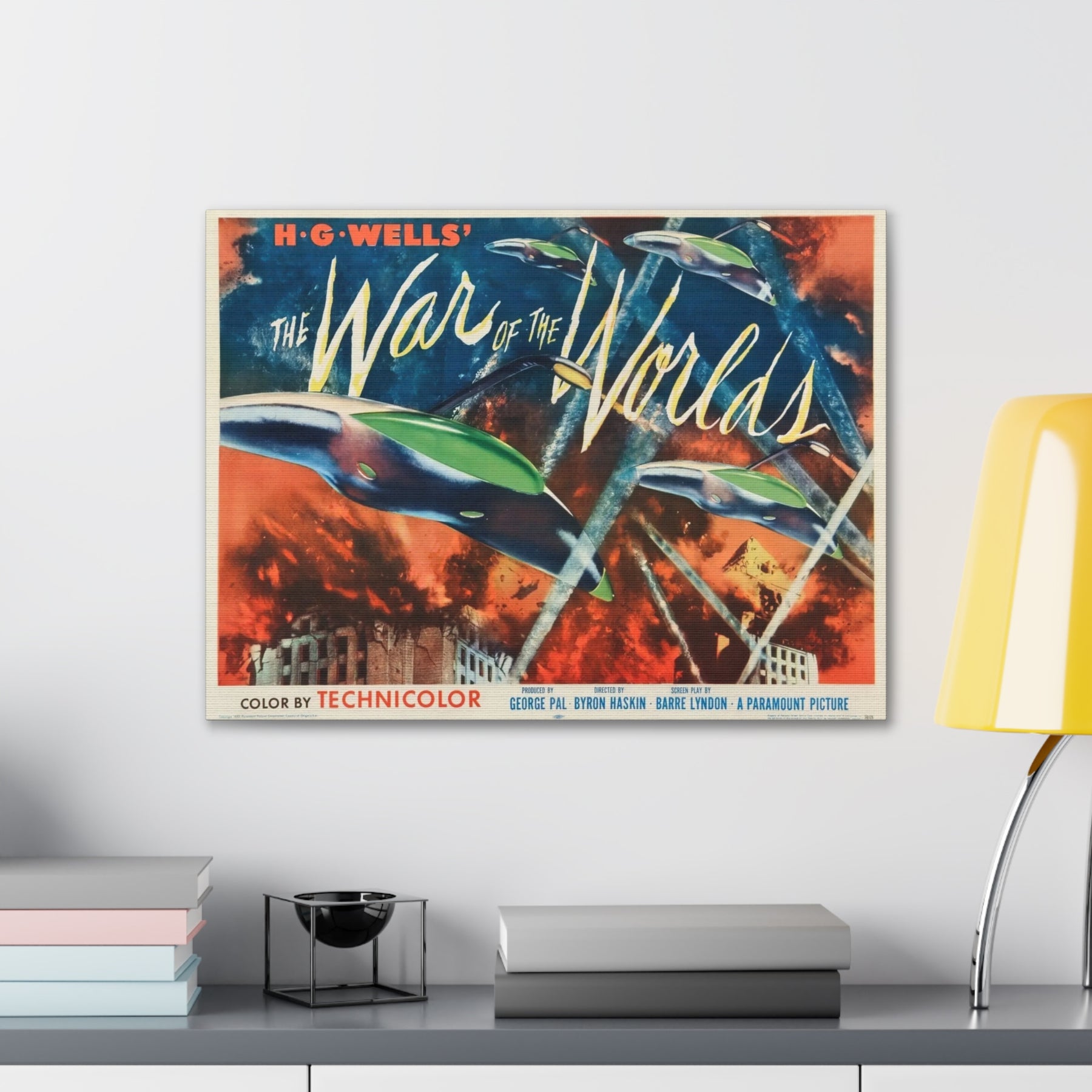 War Of The Worlds Canvas