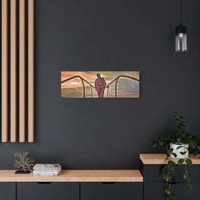 JAWS Quint Sunset Pano Canvas