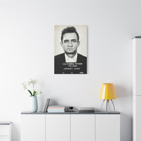 Johnny Cash Folsom Canvas