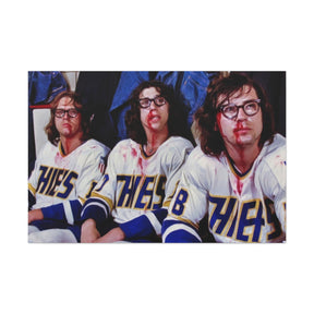 Slapshot The Hanson Brothers Canvas