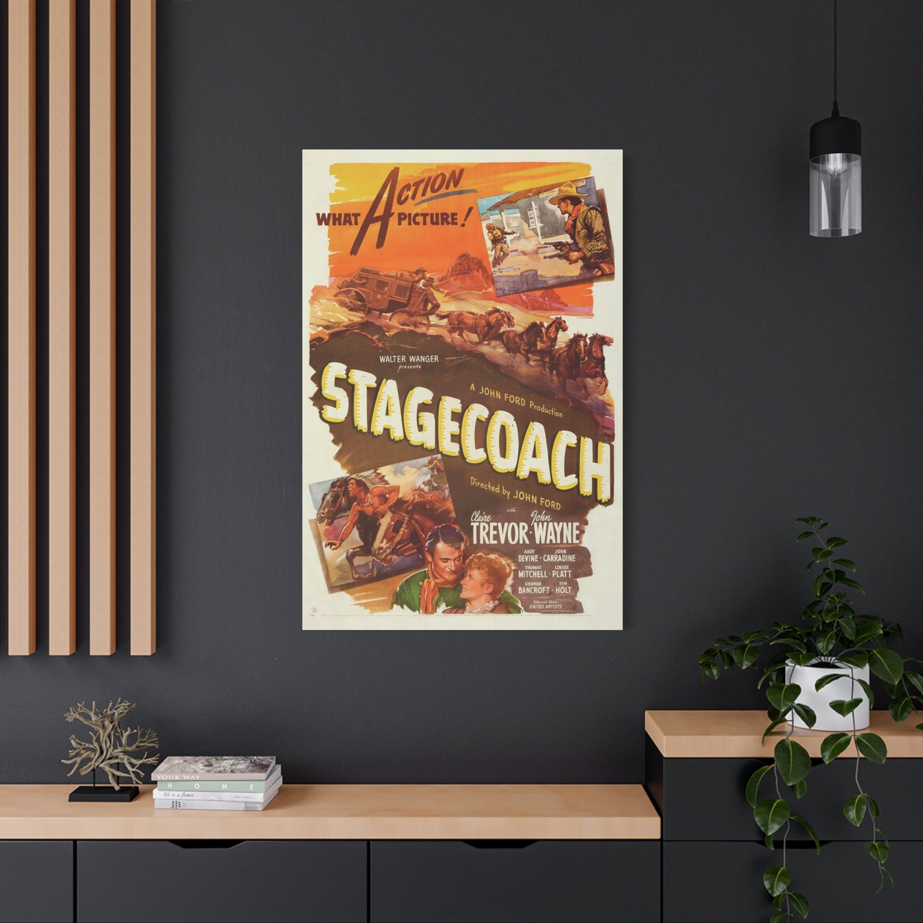 Stage Coach Canvas