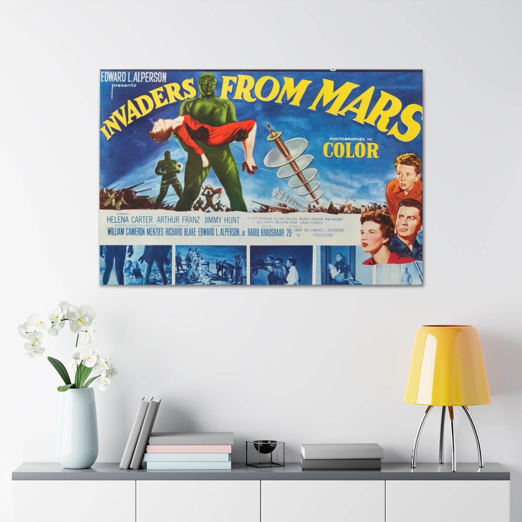 Invaders From Mars Canvas