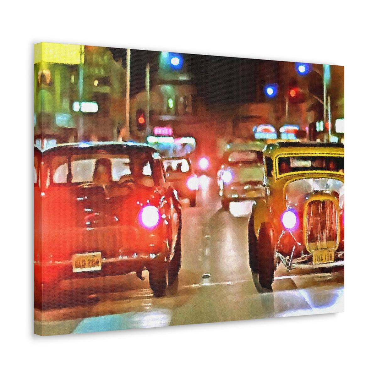 American Graffiti Downtown Canvas