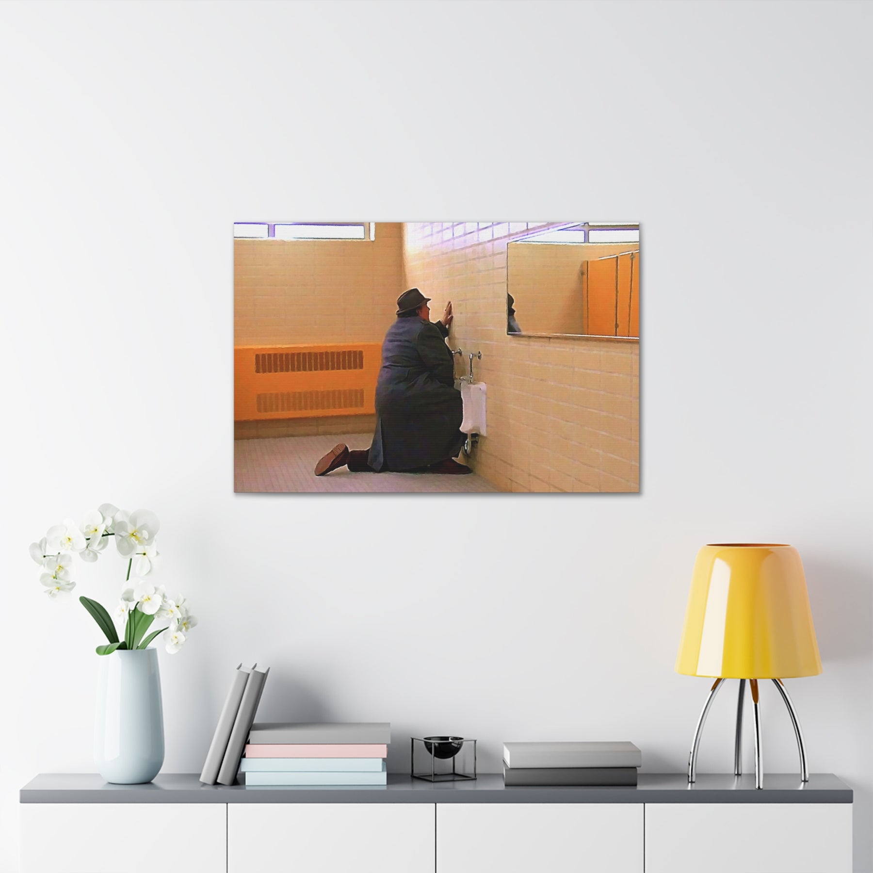 Uncle Buck Bathroom Canvas