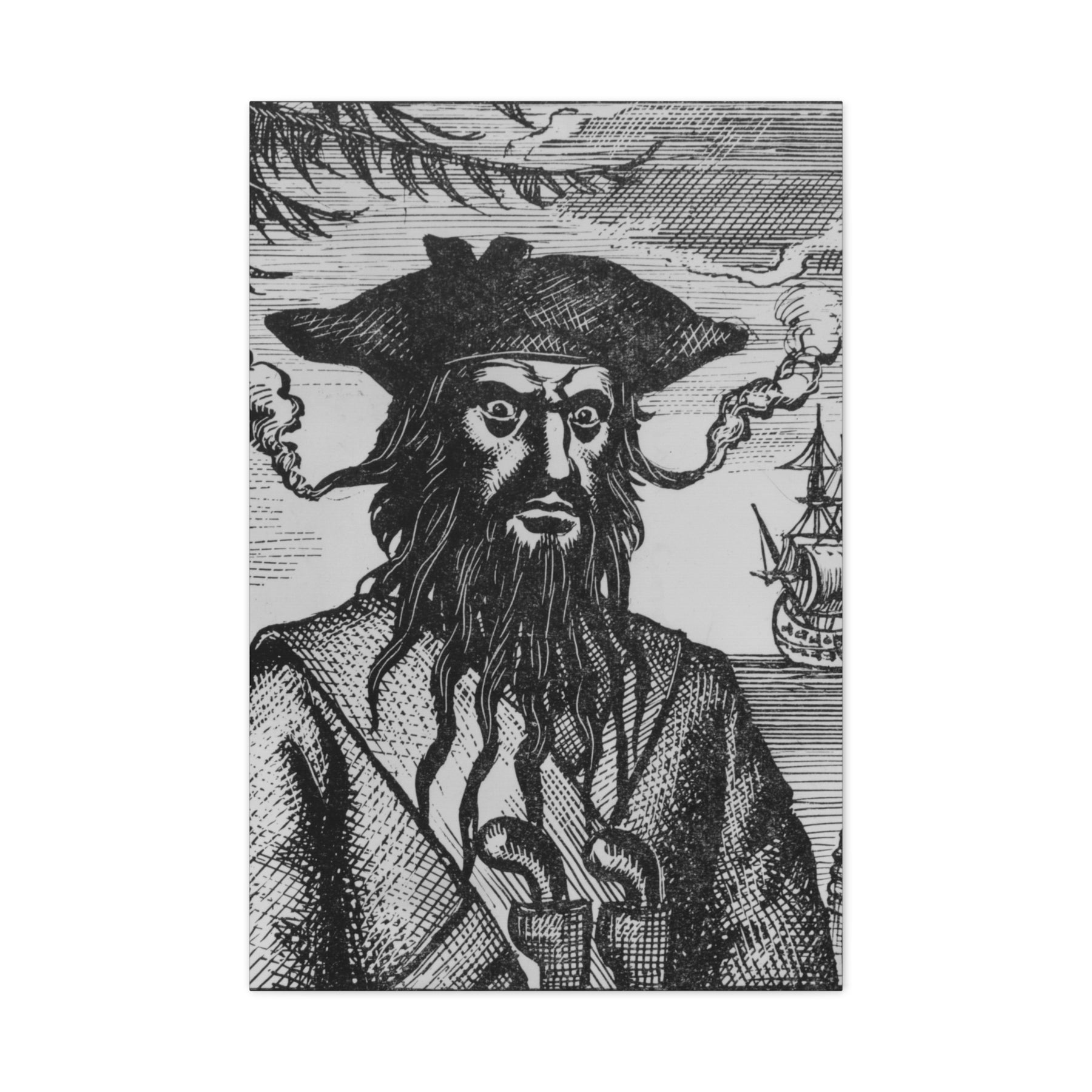 Blackbeard Canvas