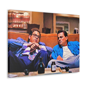 Wolf Of Wall St. Waiting Canvas