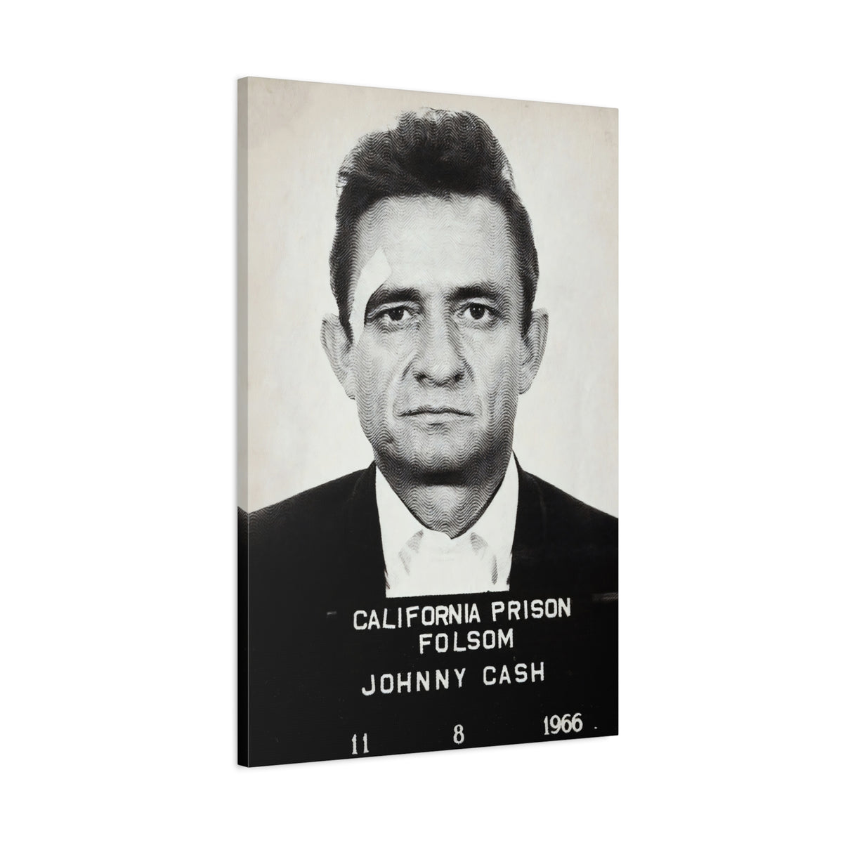 Johnny Cash Folsom Canvas