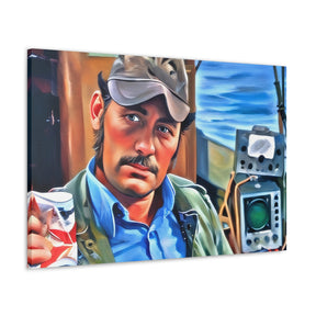 JAWS Crush It Like Quint Canvas