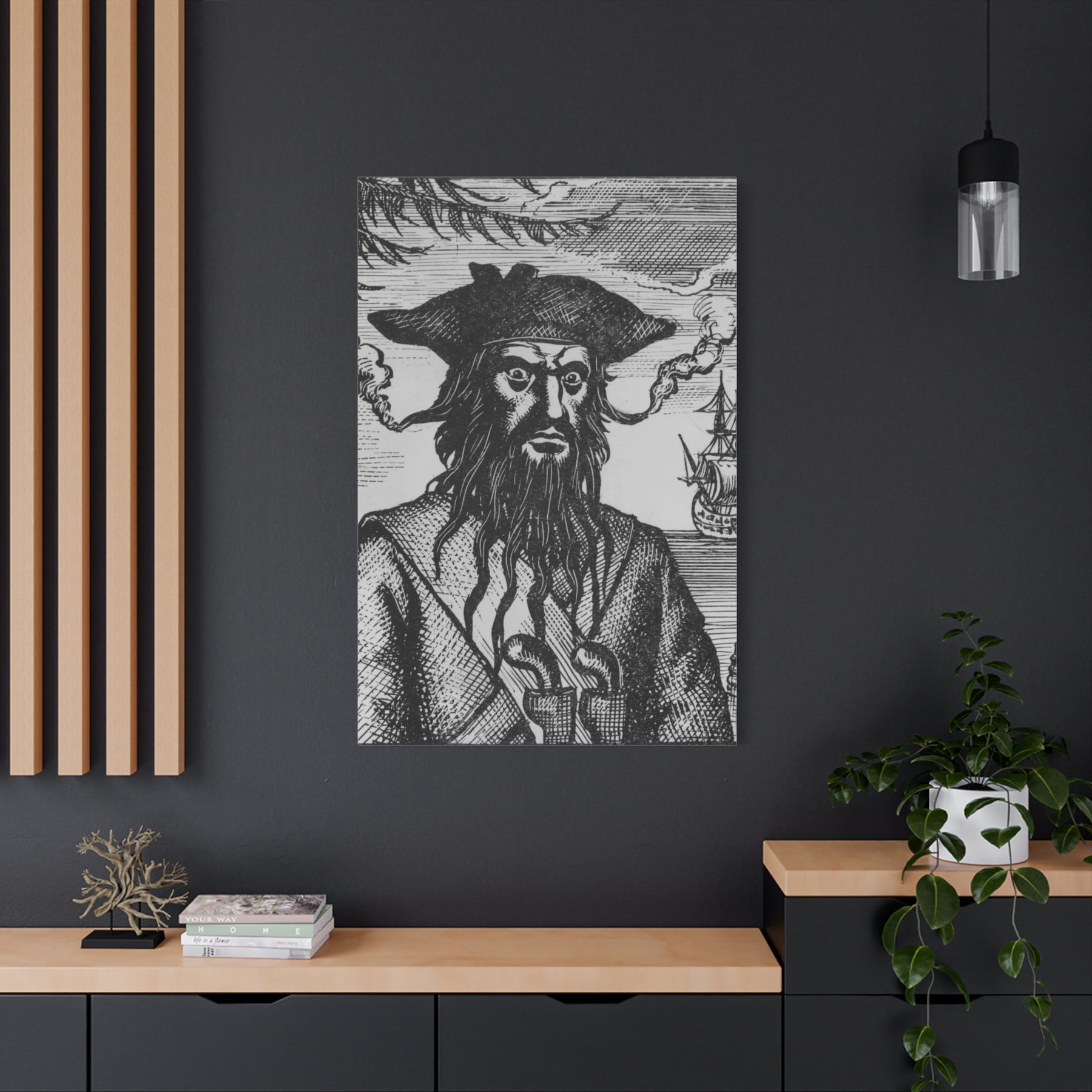 Blackbeard Canvas