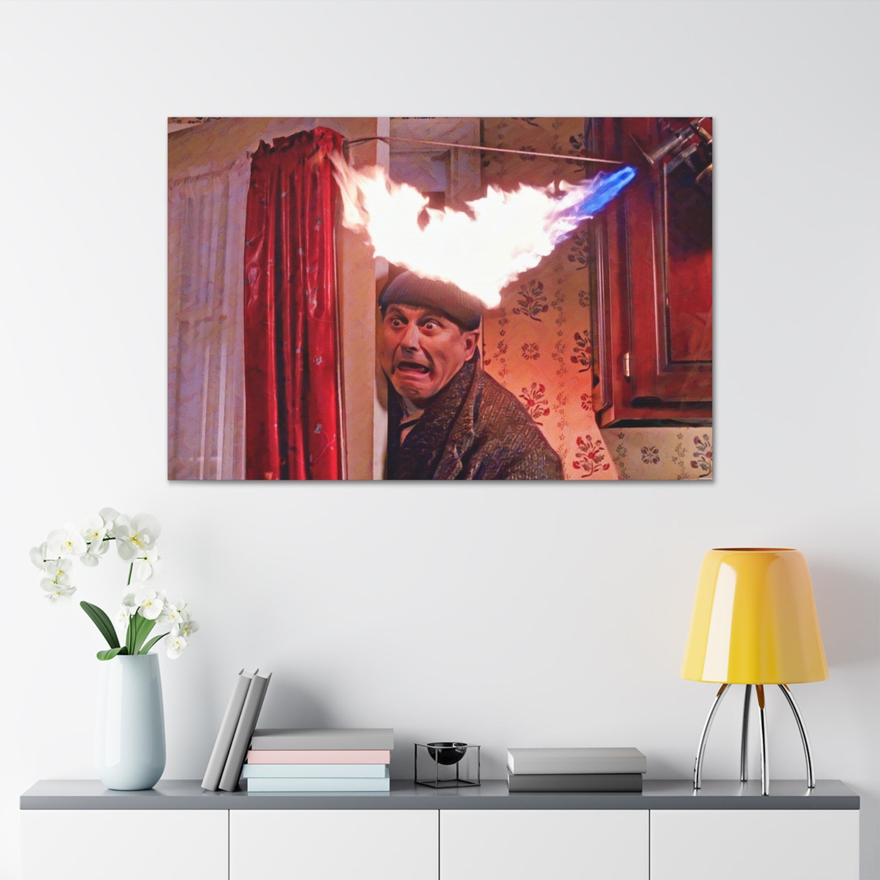 Home Alone FIRE Canvas