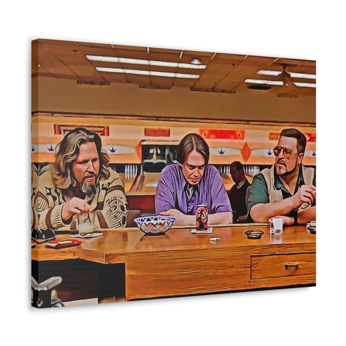 Big Lebowski The Bar Canvas