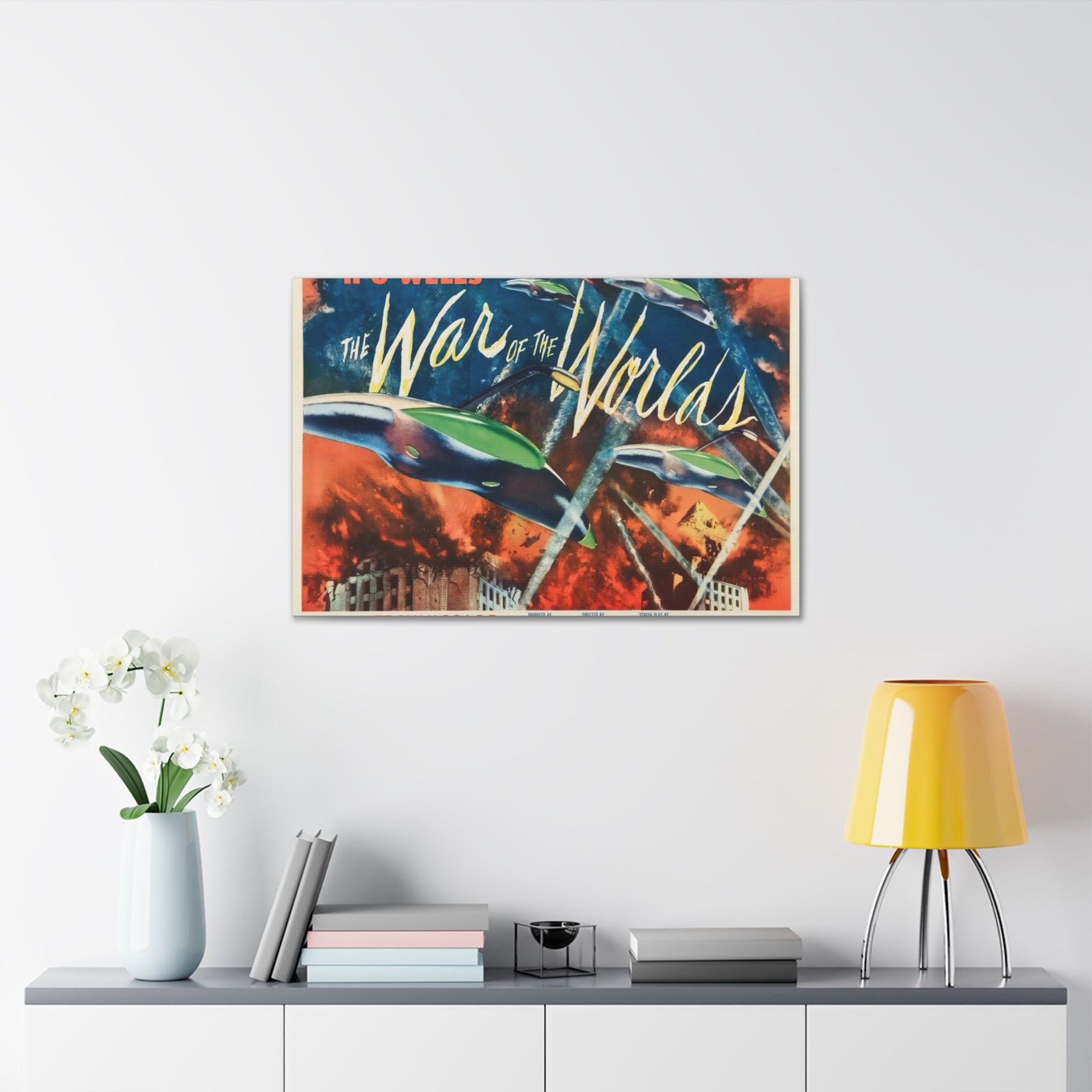 War Of The Worlds Canvas