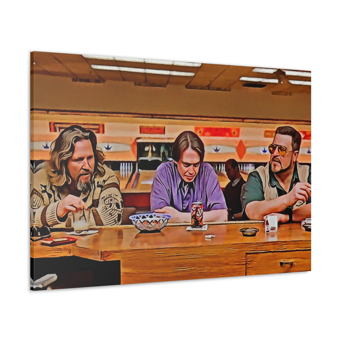 Big Lebowski The Bar Canvas