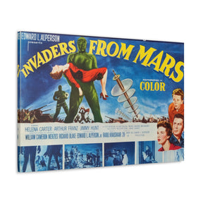 Invaders From Mars Canvas