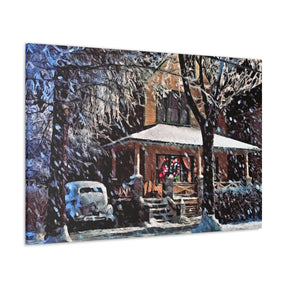 A Christmas Story The House Canvas