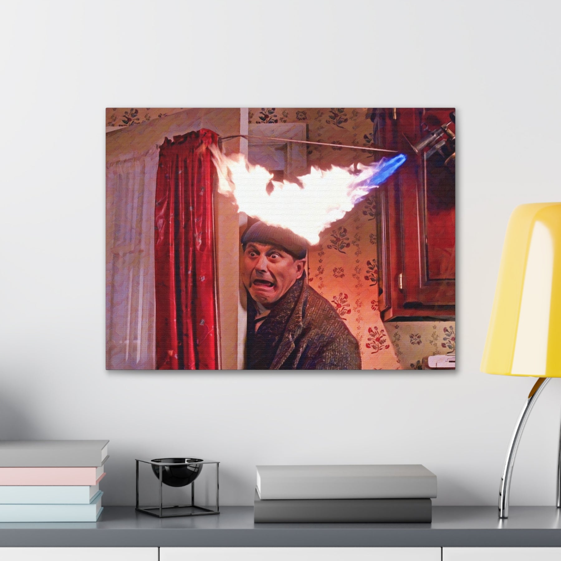 Home Alone FIRE Canvas