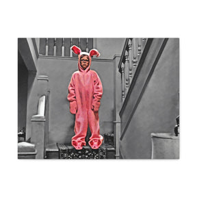 A Christmas Story Pink Nightmare Canvas