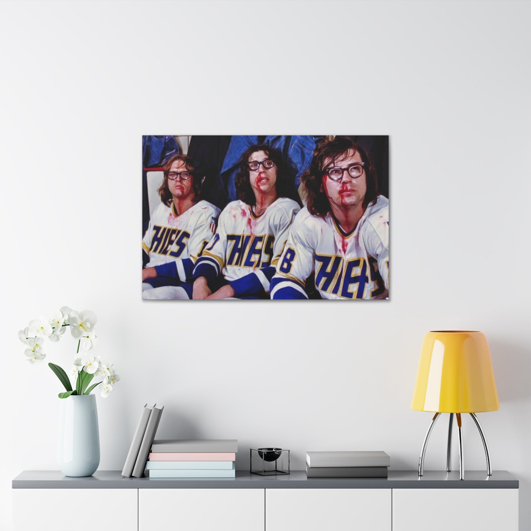 Slapshot The Hanson Brothers Canvas