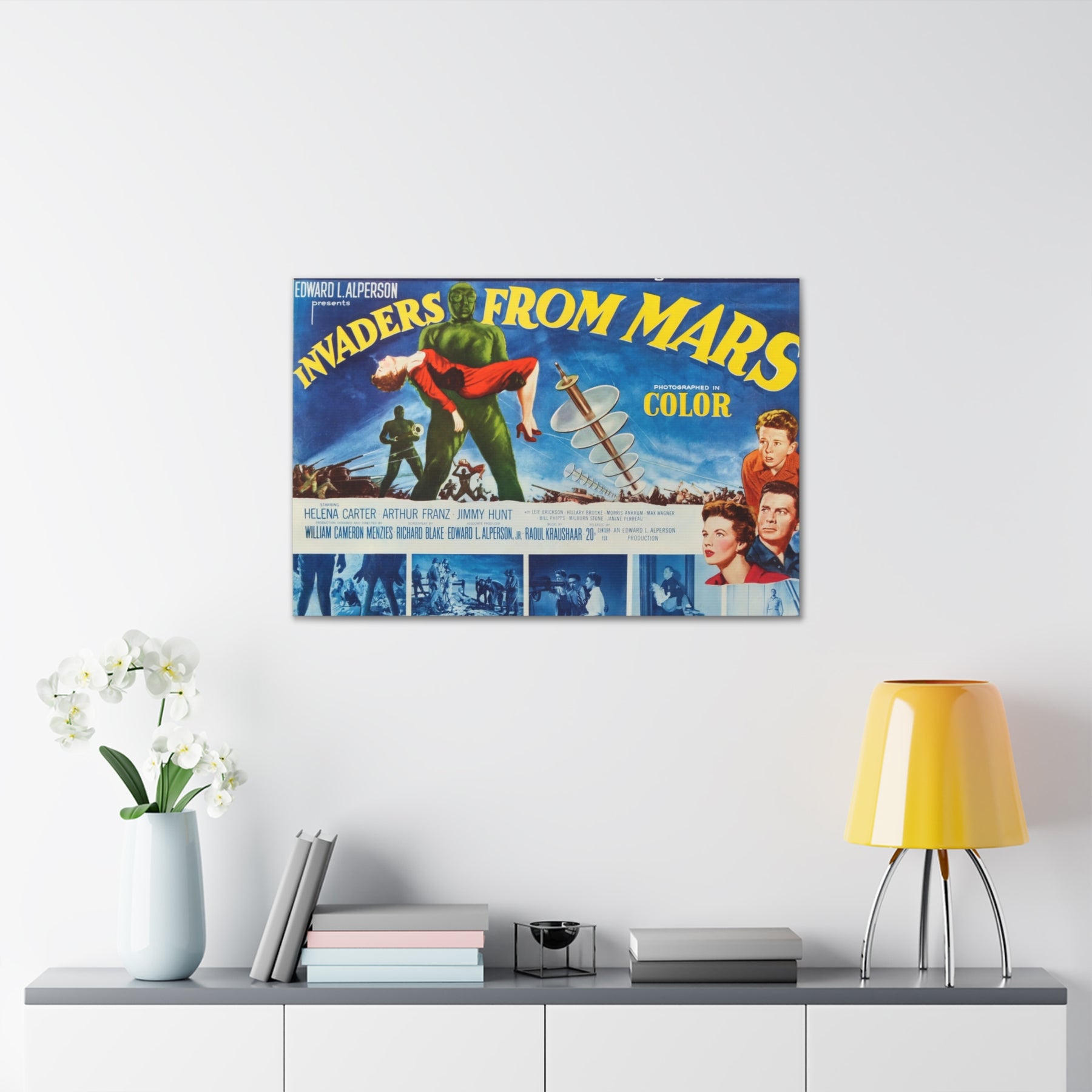 Invaders From Mars Canvas