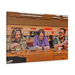 Big Lebowski The Bar Canvas