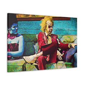 Beetlejuice Legs Canvas