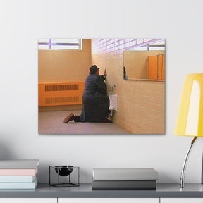 Uncle Buck Bathroom Canvas